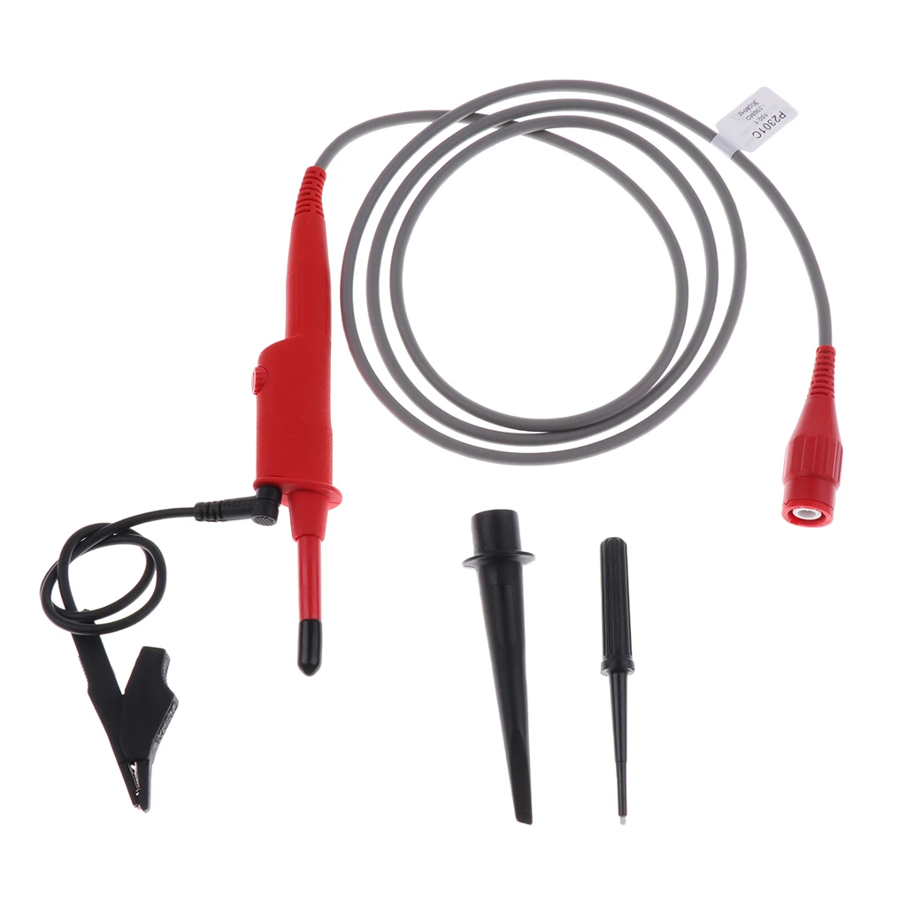 

300MHz Oscilloscope High Voltage Clip Probe, X100, Max. 5000V,100:1 Oscilloscope Probe for Tektronix HP