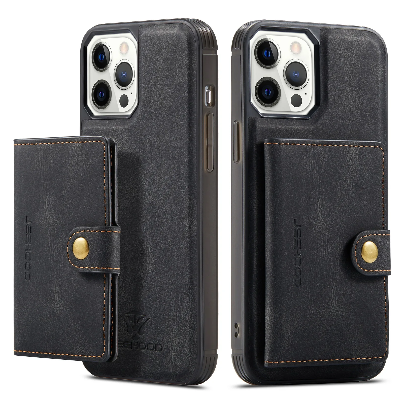 Case For iPhone 12 Mini Pro Max/iPhone 11 Pro Max 8 7 Plus XR Xs Max X SE 2020 Leather Wallet Card Solt Bag Magnetic case