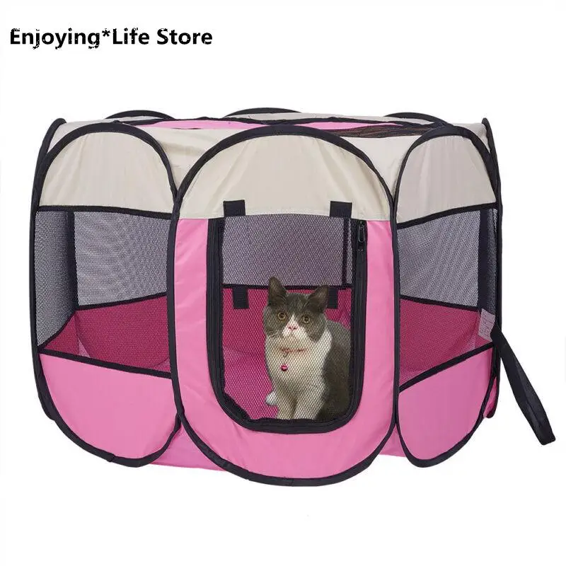 

1x Portable Light Weight Pop Up Dog Pet Kennel House Travel Cage Puppy Cat Pet