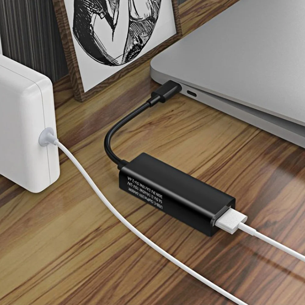 Адаптер Usb C Magsafe адаптер переходник Type To 1 & 2 совместим с Pro/Air и любыми устройствами