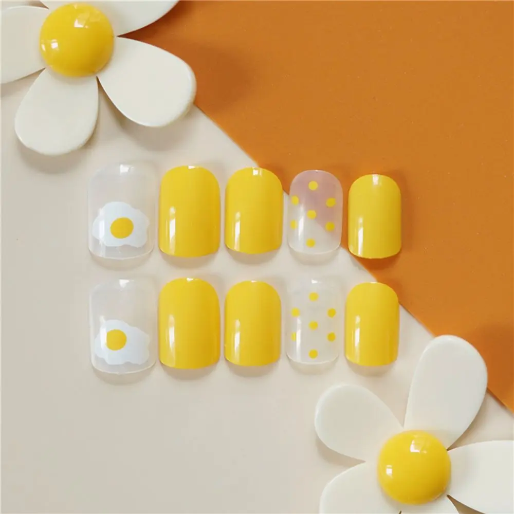 Накладные ногти женские 24 шт. накладные с круглой головкой | Красота и здоровье