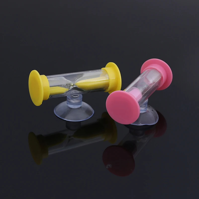 

3 Minute Shower Timer Tooth Brushing Timer Creative Gifts Children Supplies Hourglass Sand Clock Plastic Suction Cup 7 Colors