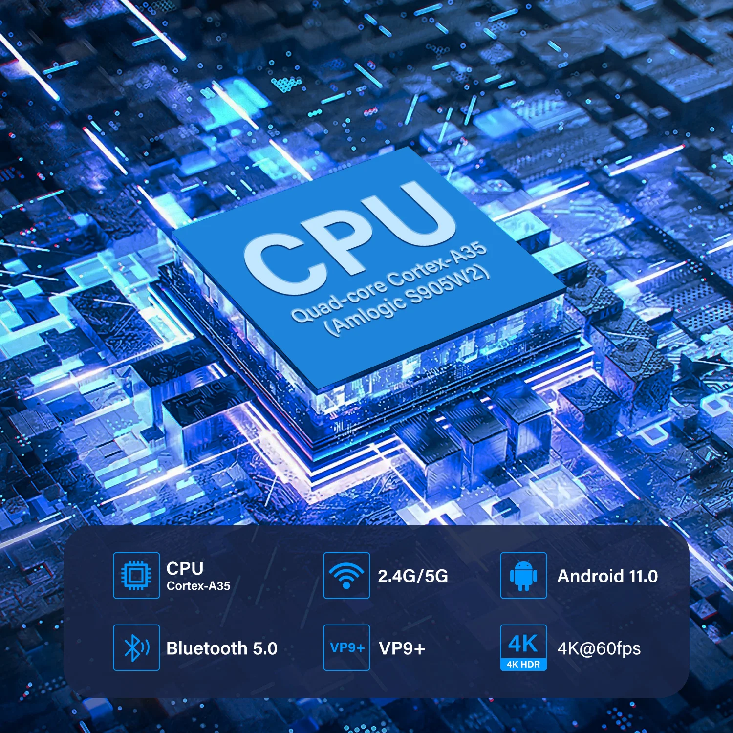 Приставка Смарт-ТВ A95XW2 Android 2 4 Amlogic S905W2 4K @ 60fps | Электроника