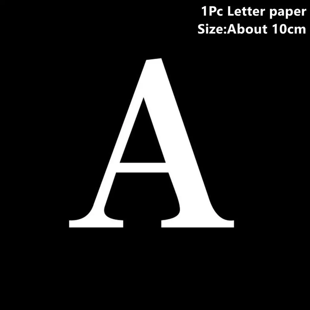 Paper Letter A Taoup детская прозрачная коробка для хранения воздушных шаров с днем рождения принадлежности для детского душа сувениры бумажная картонная коробка подарочная упаковка - Цвет: Paper Letter A