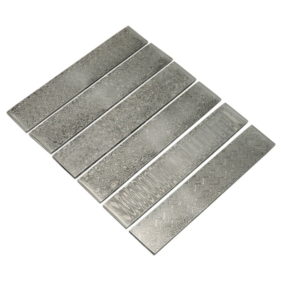 

1 шт., лезвие из дамасской стали, 150 х25 мм