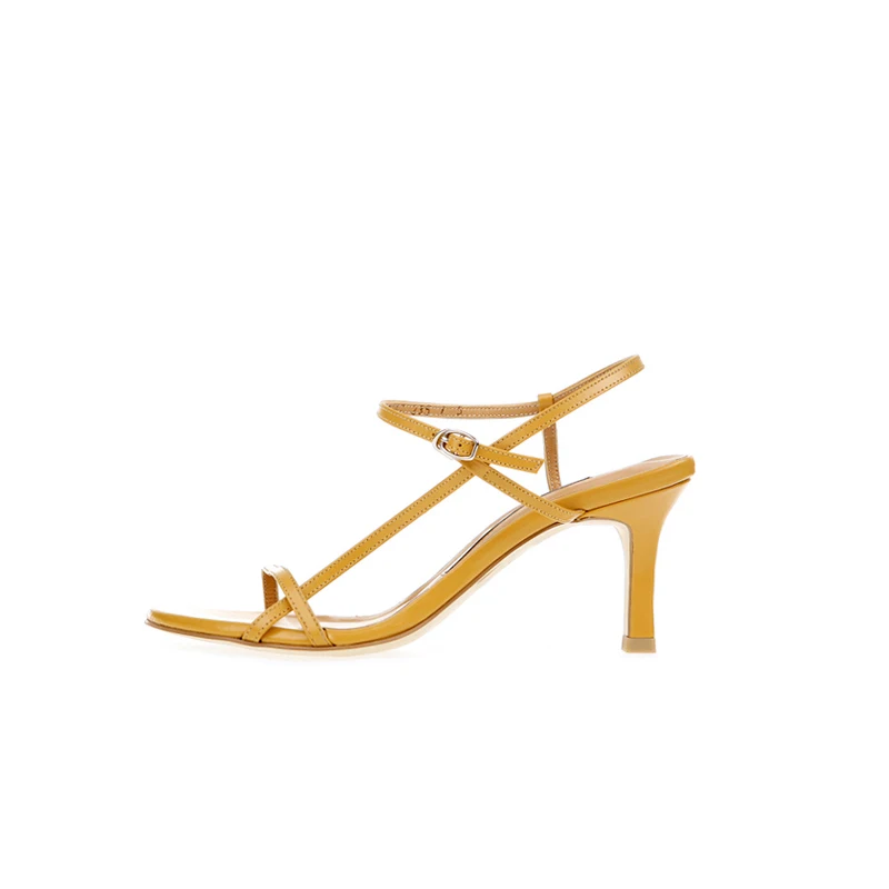 Летние женские босоножки на плоской подошве стильные туфли шпильке в стиле