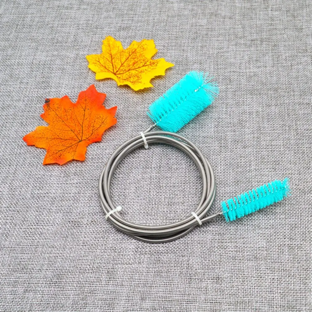 

Stainless Steel Tube Cleaning Brush Single End Flexible Aquarium Fish Tank Filter Pump Hose Pipe Brushes Cleaner