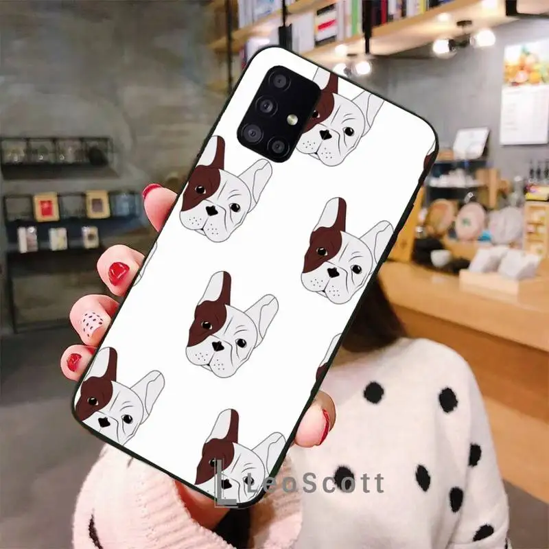 

Bitford dog cute pet Phone Case For Samsung A50 A51 A52 A71 A31 A21S S8 S9 S10 S20 S21 Plus Fe Ultra
