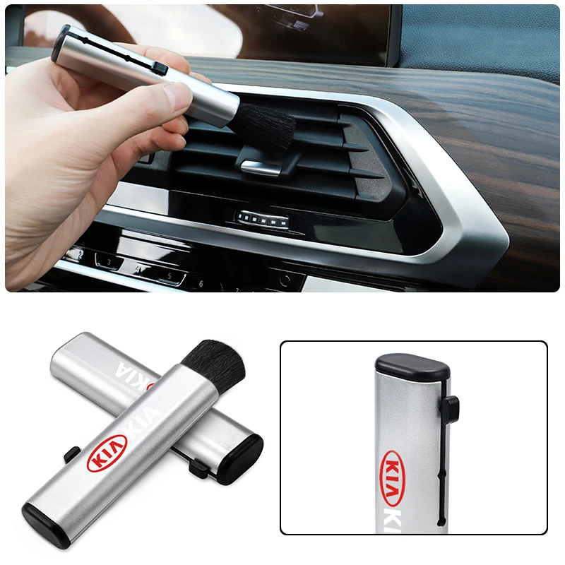 1Pcs Car Air Conditioner Cleaning Brush Soft Dust Washing Tools For Kia Cerato Venga Cadenza Ceed Forte K9 Optima Soul Pican | Автомобили