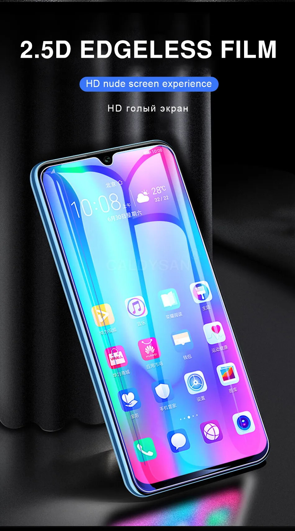 3 шт./лот, защитная пленка из закаленного стекла для huawei Honor 8x Max 8 9 10 Lite 20 10i 7a 7c Pro, защитное стекло, полное покрытие