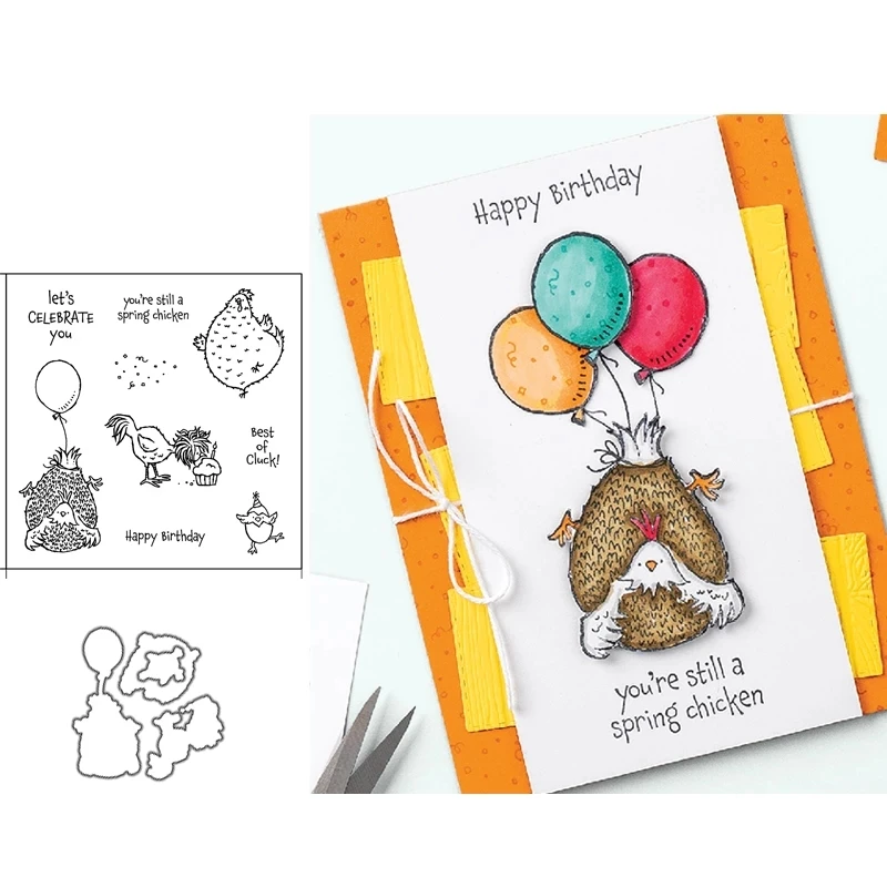 

BIRTHDAY Metal Cutting Dies And Stamps diy Scrapbooking Photo Album Decorative Embossing Paper Card New Cutting Dies For 2021