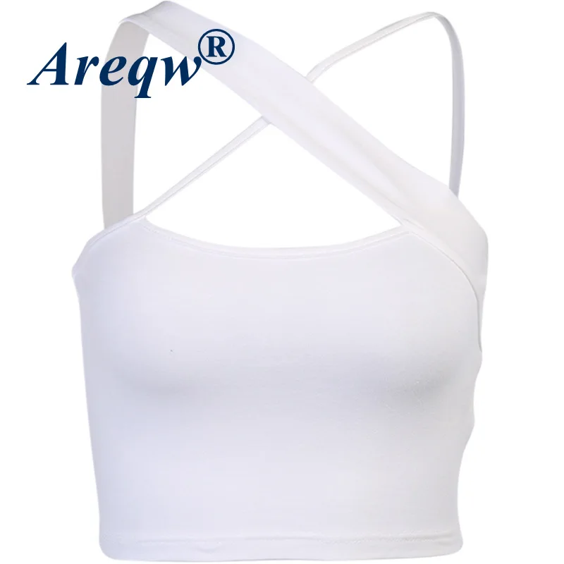 

Women's 2021 Summer New Sexy Sling Slim Short Vest Cross Vest