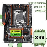 huananzhi x99 ad4 lga2011 3 motherboard with dual m 2 nvme ngff ssd slot 4 ddr4 dimm buy computer hardware 2 years warranty