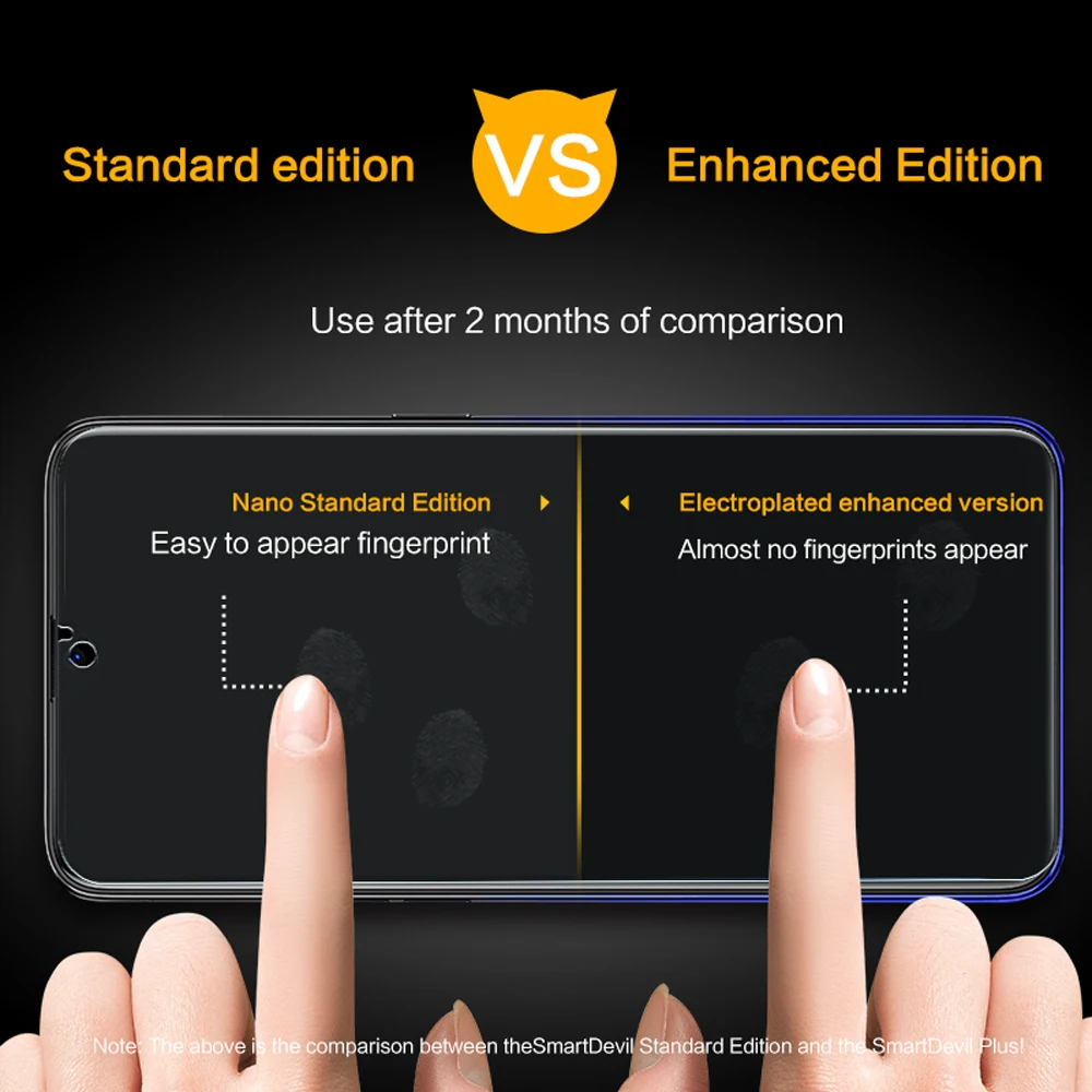 Защита экрана SmartDevil для oppo a7x защитная пленка из закаленного стекла 2 штуки
