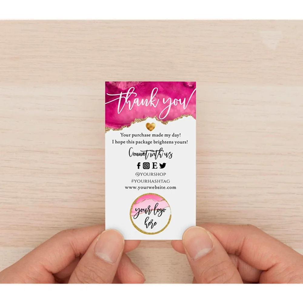 Малый бизнес спасибо вставьте карту добавьте свой логотип. Спасибо за ваш заказ