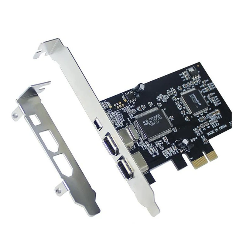 Плата PCI-E PCI Express FireWire Карта контроллера IEEE 1394 с кабелем Firewire для передачи видео