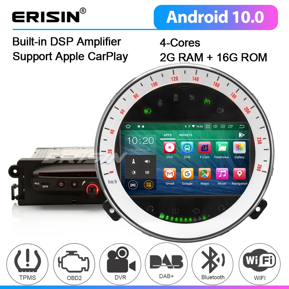5108 Car stereo for BMW Mini Cooper DAB+OBD Android Carplay Bluetooth 5.0 GPS Autoradio Radio Player Wifi OBD TPMS | Автомобили и
