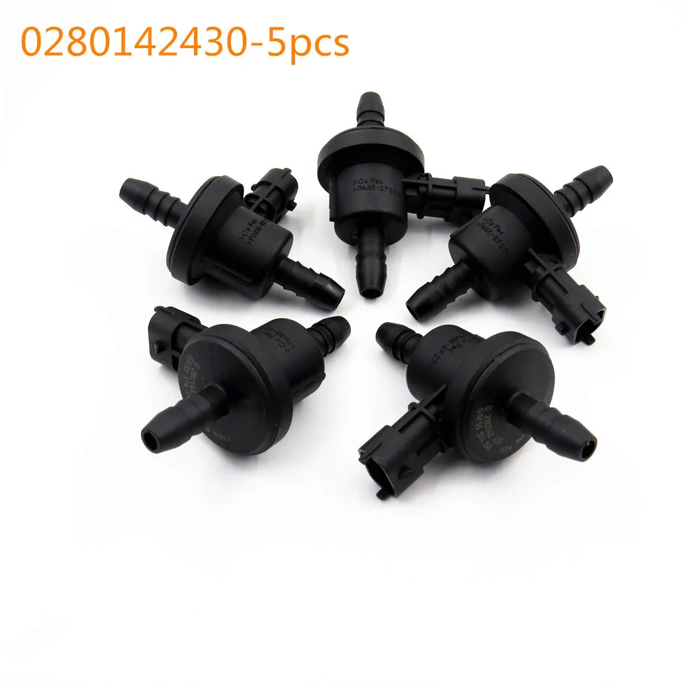 

SCJYRXS Qty5 на паровую канистру продувочный клапан насоса 0280142430 для Chevrolet Orlando Cruze Защитные чехлы для сидений, сшитые специально для Opel Astra Holdden Corsa Insignia Vectra