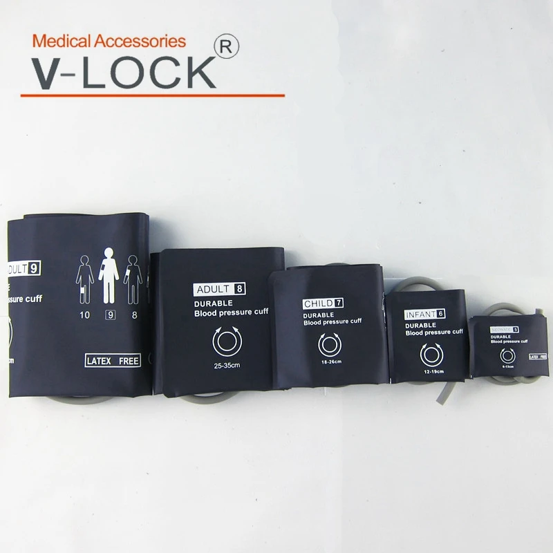 

Двойная манжета для измерения артериального давления без пузыря, многоразовая, без разъема, 1 комплект из шести размеров