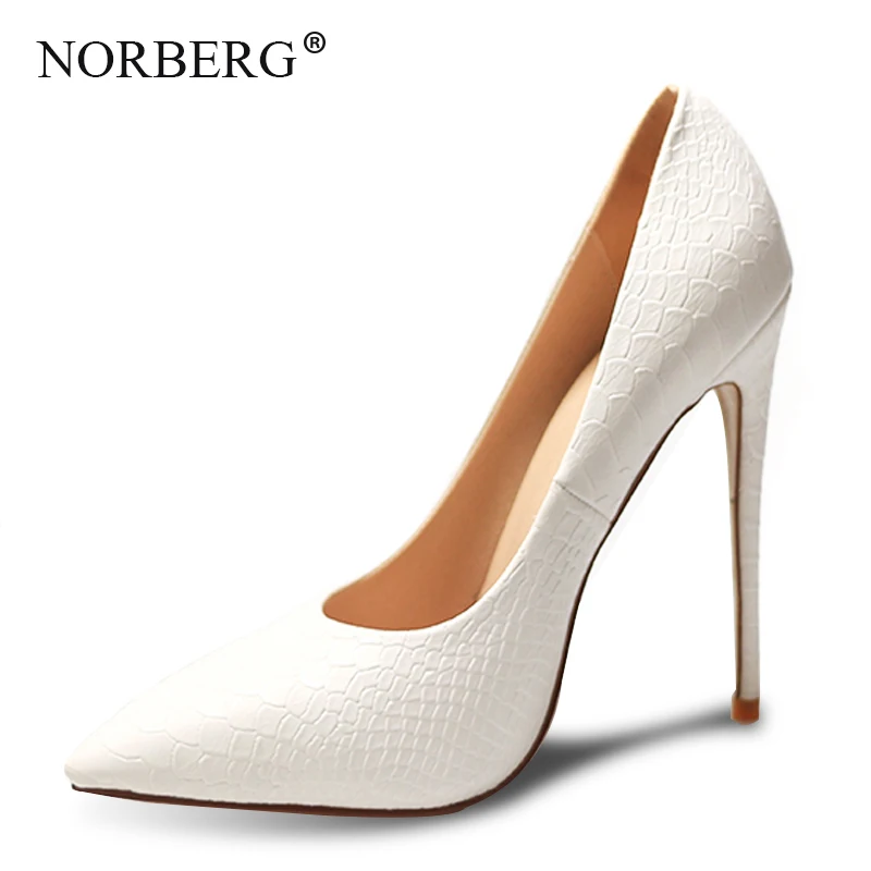 

NORBERG fashion women's shoes ladies shallow mouth PUMP high heels wedding party sexy stiletto tip office shoes