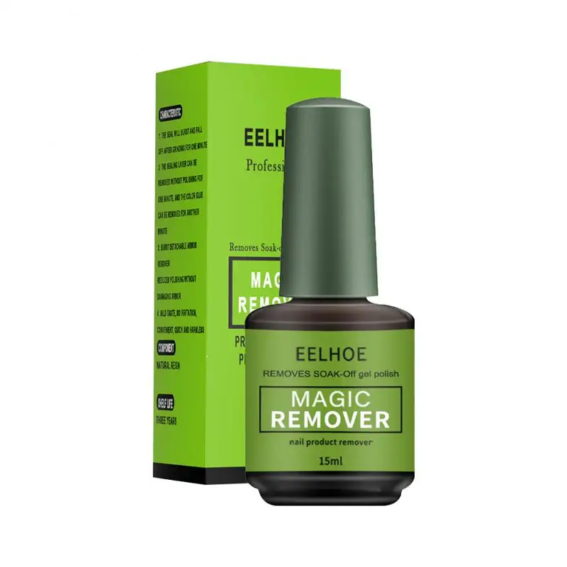

15ml Burst Gel glue Soak Off Remover Polish Remover UV Gel Remover Degreaser Liquid Remove Sticky Layer Manicure Too