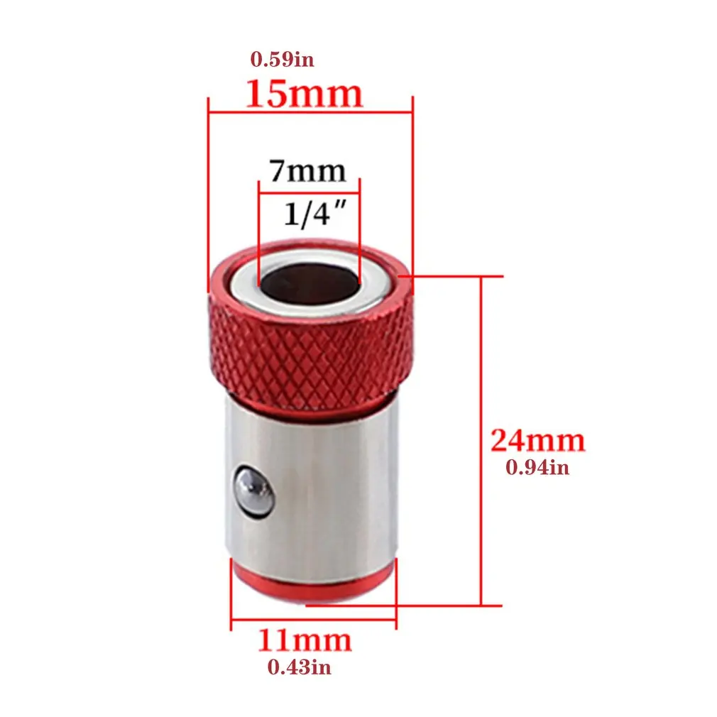 

Hot Sale Universal Magnetic Ring Alloy Magnetic Ring Screwdriver Bits Anti-corrosion Strong Magnetizer Drill Bit Magnetic Ring