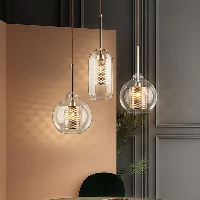 Современные подвесные светильники в скандинавском стиле для столовой