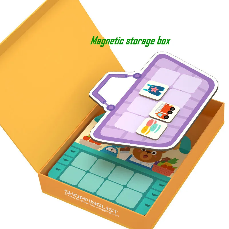 Список покупок игра по методике Монтессори Чжи раннее образование детские