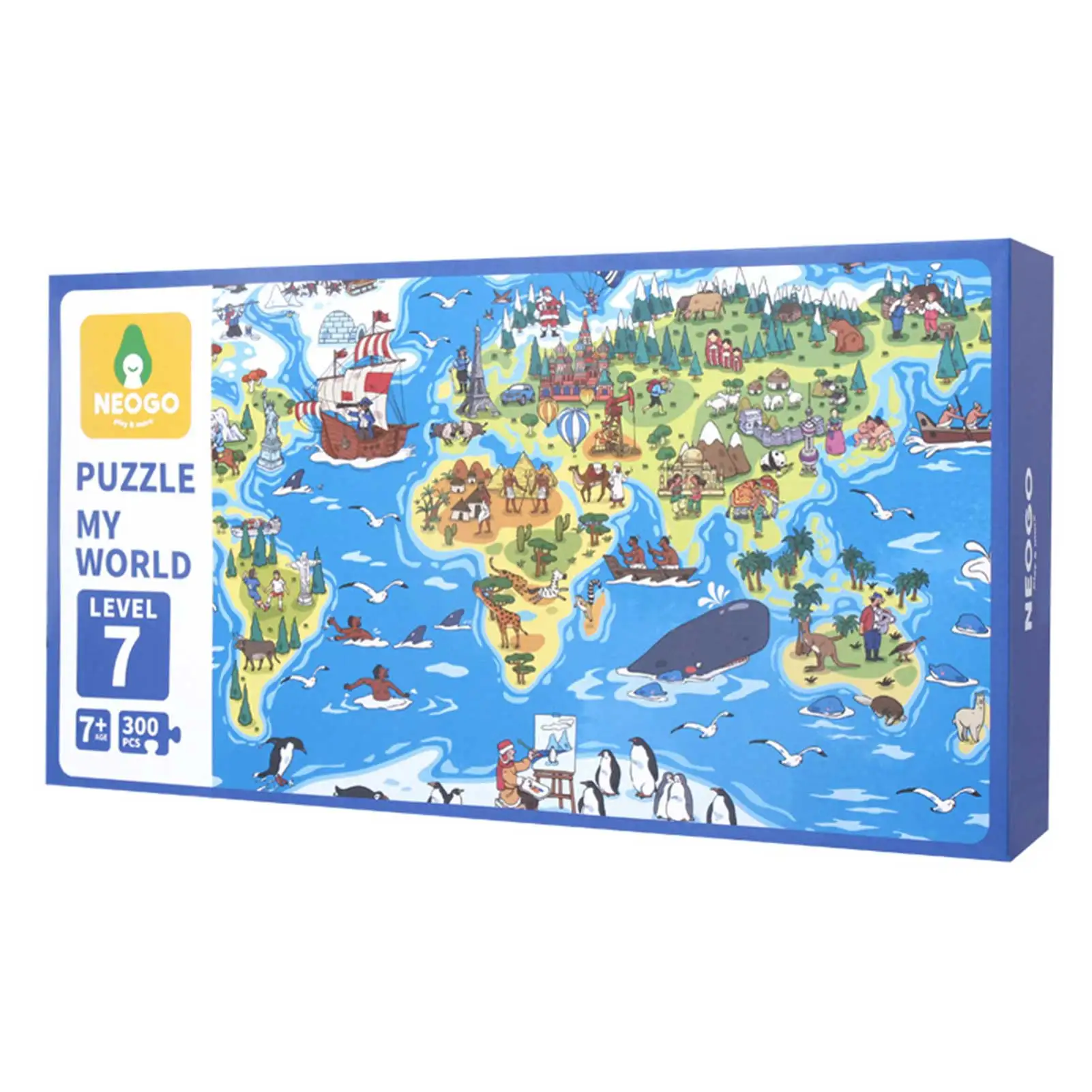 

Puzzles For Children Kids World Map Jigsaw Puzzle 300 Pieces Puzzle Toy For Educational Puzzle Game Toys Intellectual Gifts