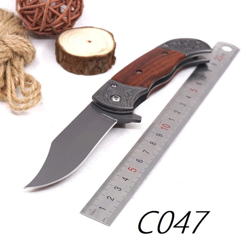 Tactical Knife Folding multi-function Survival Hunting Camping Tool Wooden Handle Outdoor Pocket Knives EDC Multi Tools | Инструменты