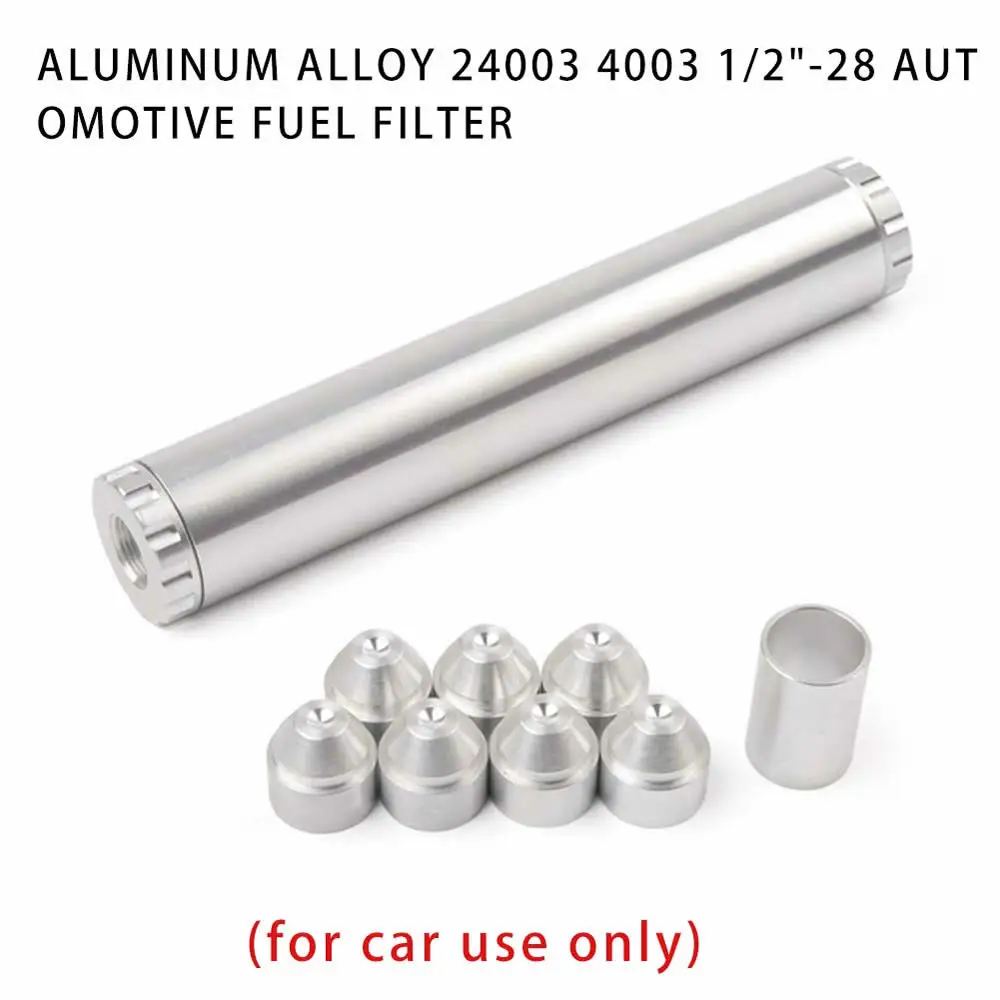 Для 1/2-28 NAPA 4003 WIX 24003 автомобильный топливный фильтр 1x6 Заготовка алюминиевый низкий профиль