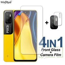 2PCS Glass For Xiaomi Poco M3 Pro 5G X3 NFC F3 F2 Pro Mi A2 Lite Screen Protector Tempered Glass Protective Lens Film Poco M3