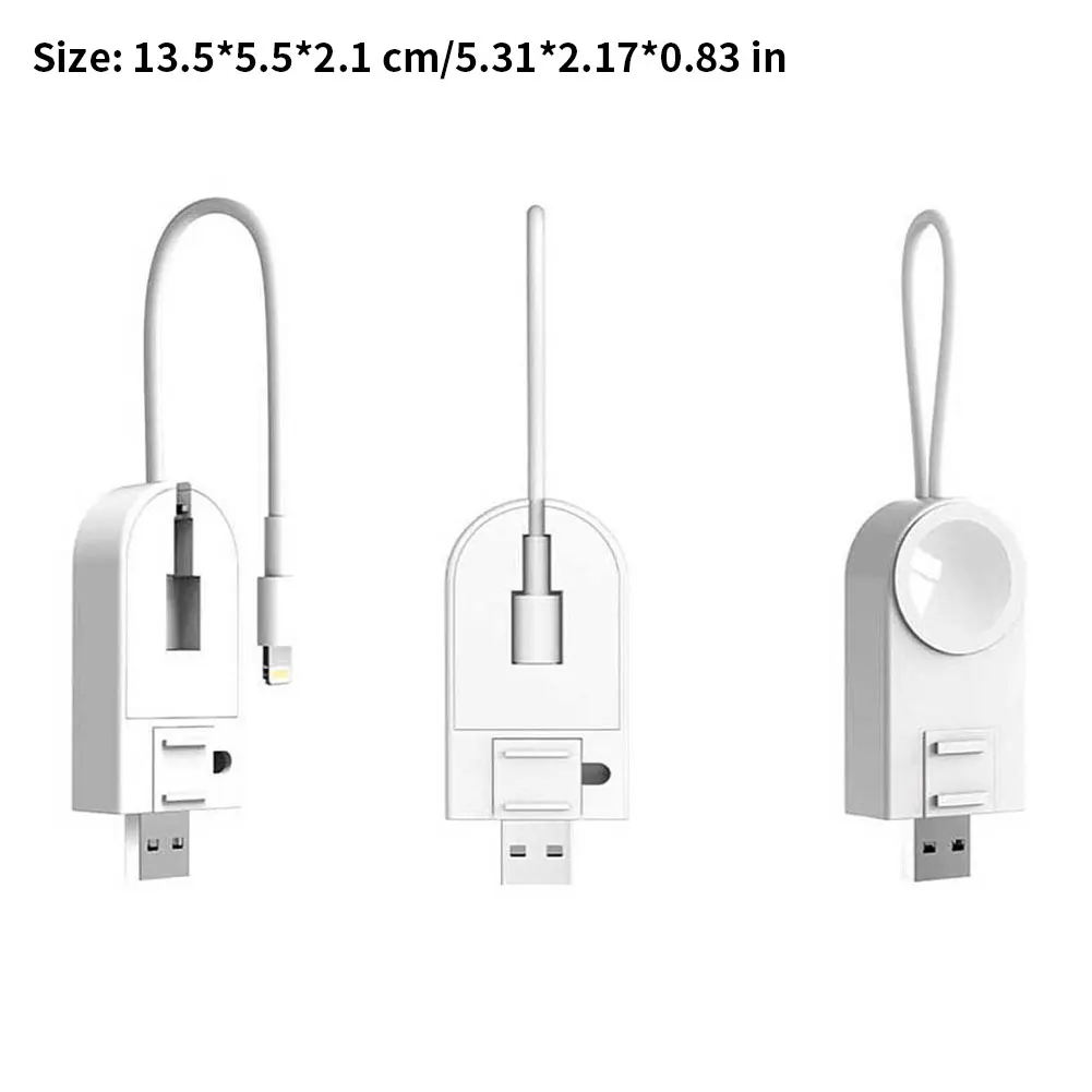 

IWatch Wireless Charger Portable Wireless Charger 2in1 Portable Airpods Fast Charging Dock Station Stand For Airpods Apple Watch