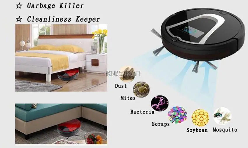 TOCOOL TC-750 Household Intelligent Super Silent Double Middle Sweep Robot Fully Automatic Charge Drag | Бытовая техника