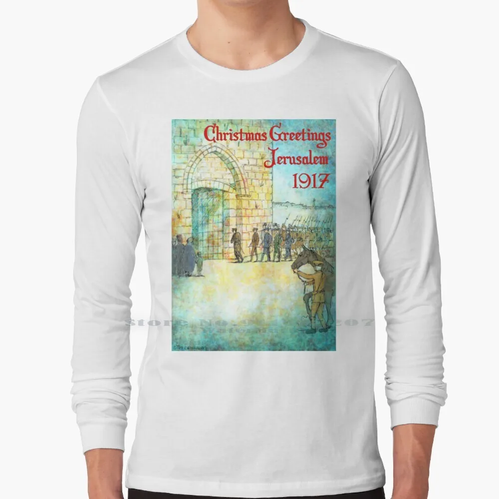 

Футболка из чистого хлопка с надписью «поздравления на Рождество», 1917