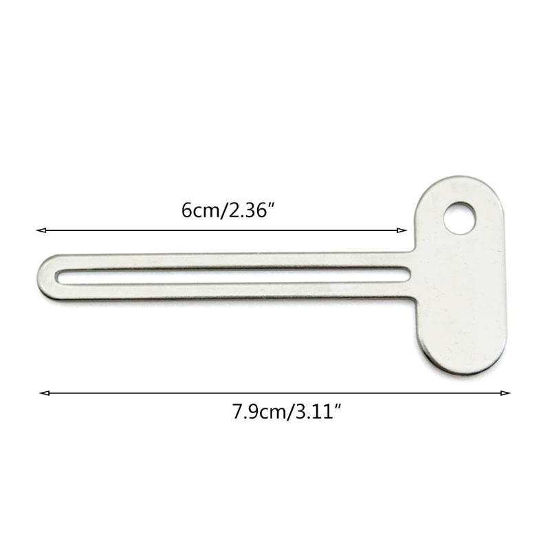 

Semicircular Metal Manual Toothpaste Squeezer Stainless Steel Dispenser Tube Squeezer Hand Cream Tube Key Set Practical