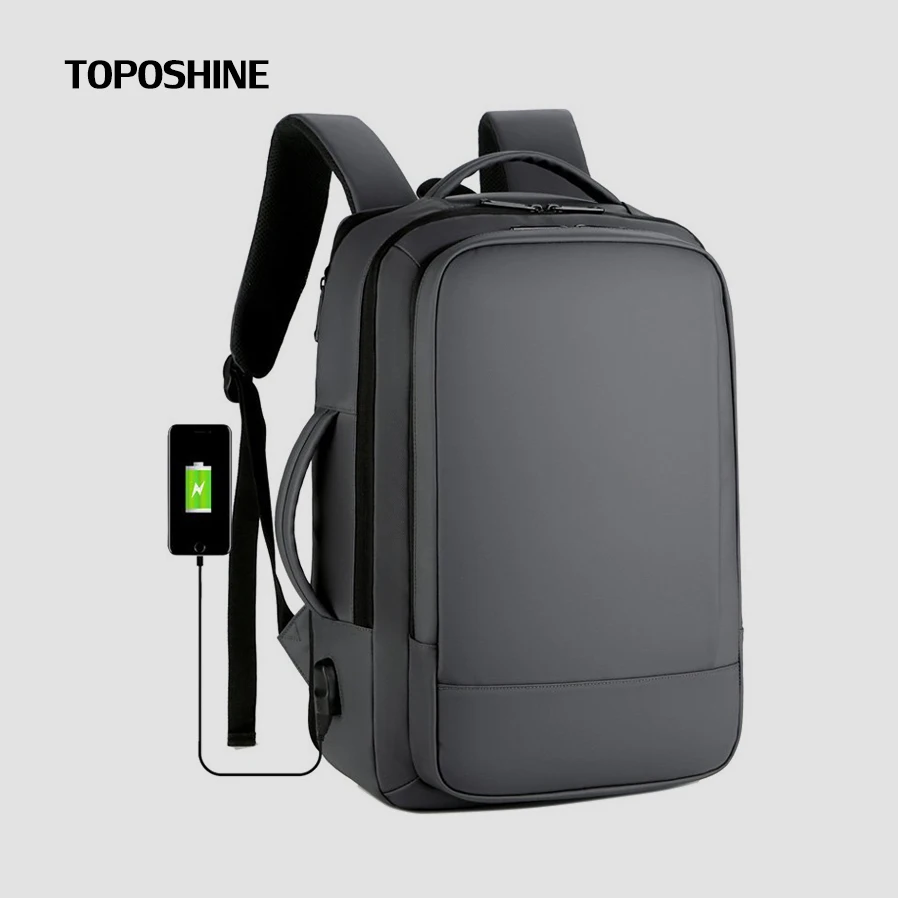 

Large Capacity Men Backpacks USB External Charge 15.6 Inch Laptop Backpack Shoulders Men Anti-Theft Waterproof Travel Backpack
