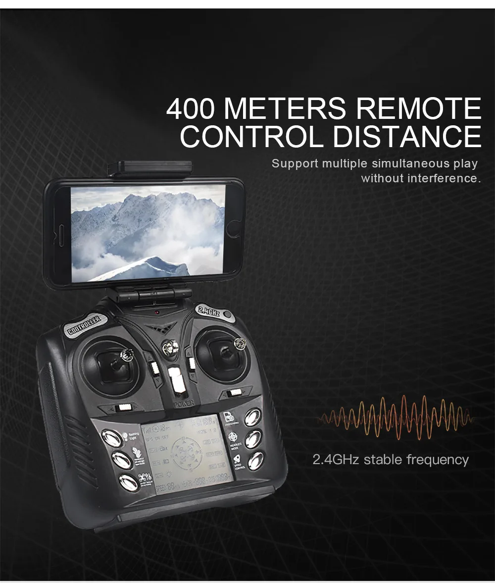 Радиоуправляемый квадрокоптер L100 Дрон gps 4K HD ESC широкоугольная камера 5G Wi-Fi FPV селфи дроны Профессиональный 400 м дальняя дистанция следуем за мной