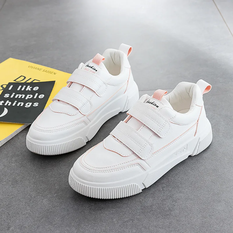 

Spring Autumn Women Shoes New Velcro White Shoes Female Korean Version All-match Casual Shoes Comfortable Light Sneaker