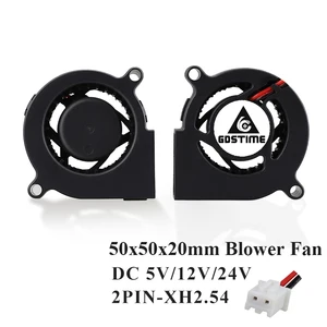 1 шт., центробежный вентилятор, 24 В, 50 мм, 5000 об.мин.