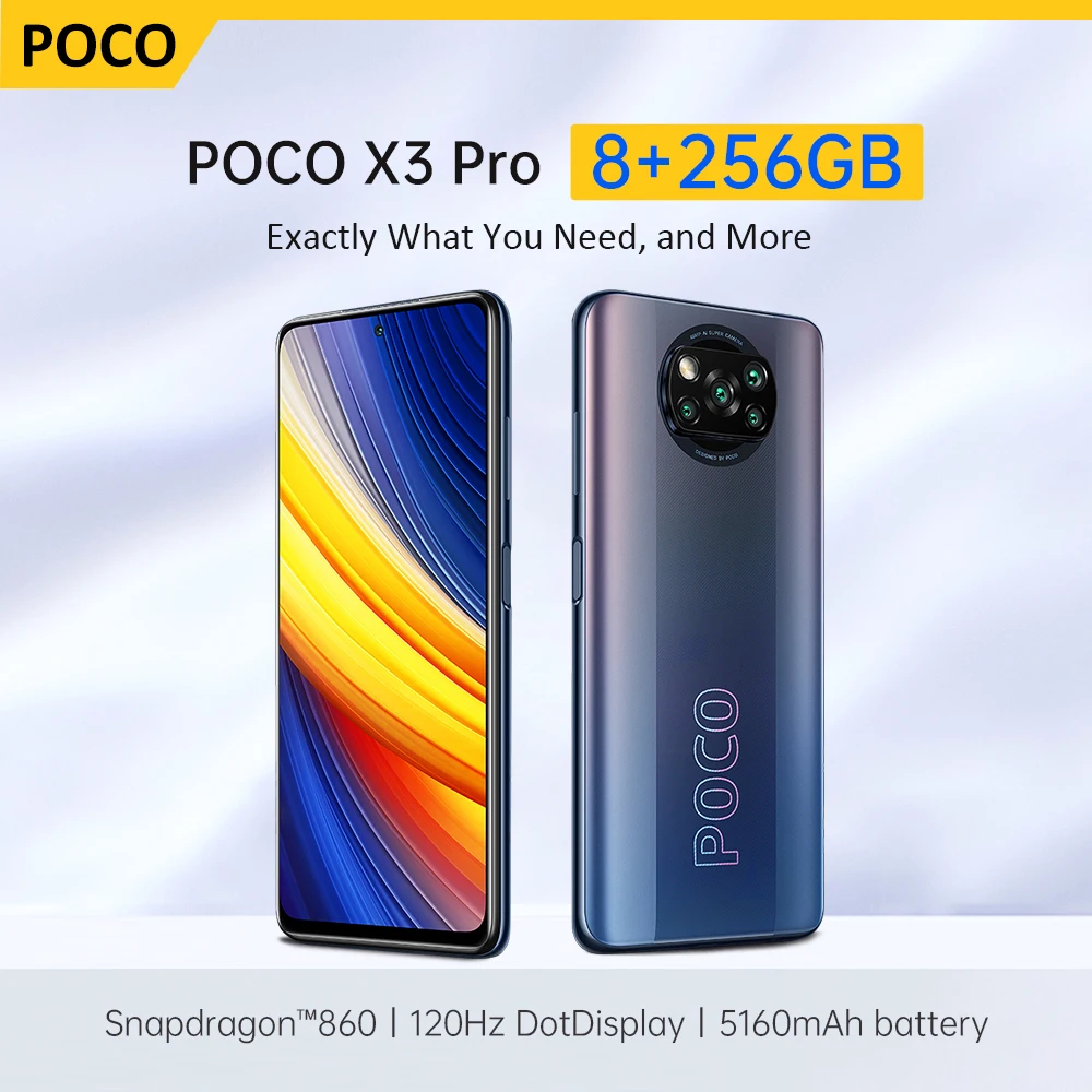 Teléfono Inteligente POCO X3 Pro versión Global, Smartphone con 6GB y 128GB/8GB256GB,...