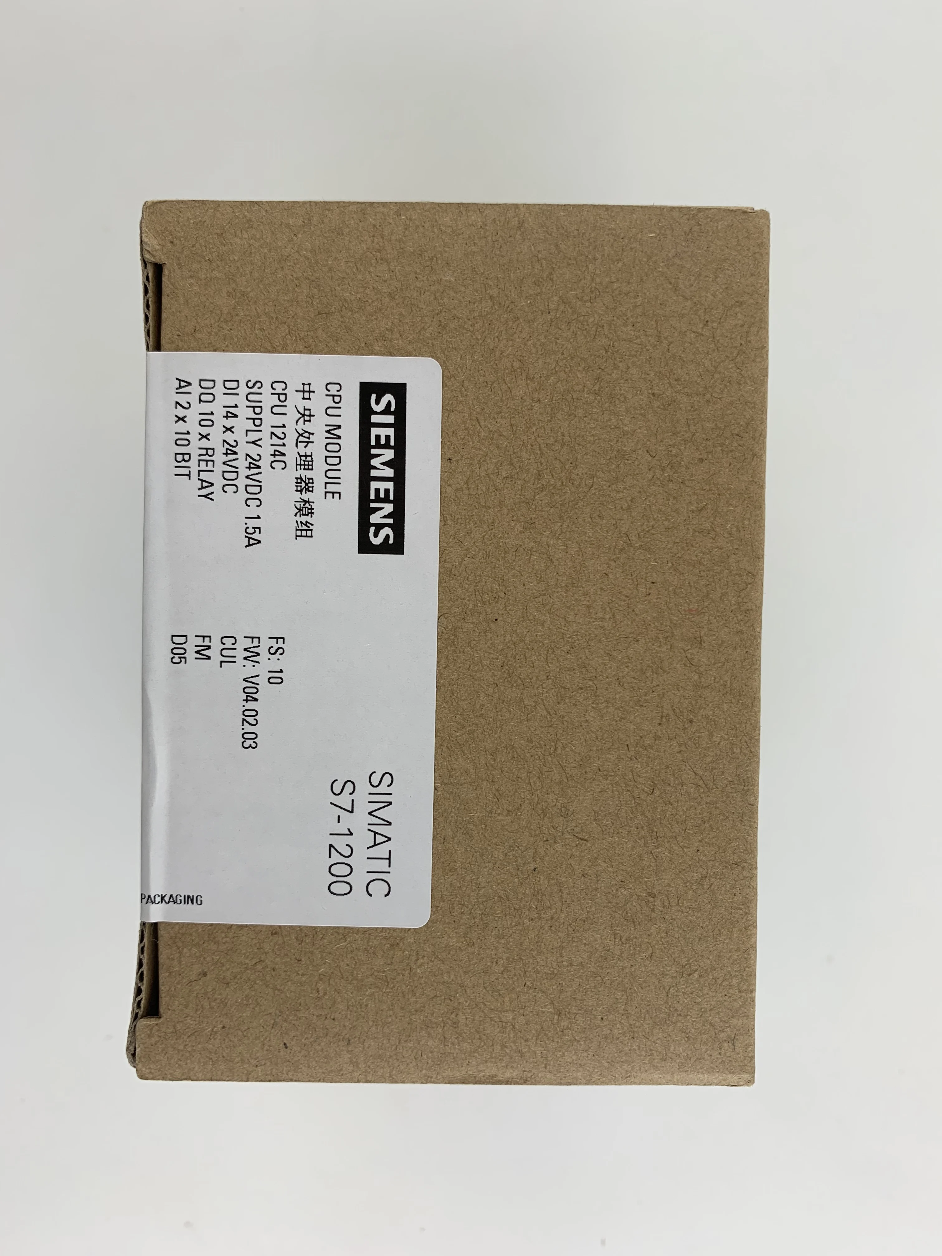 6ES7214-1HG40-0XB0(6ES7 214-1HG40-0XB0) SIMATIC S7-1200, cpu 1214C, компактный cpu, DC/реле, встроенный вход/выход: 14 DI 24 V, есть