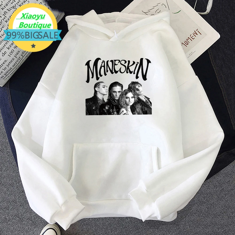 

Maneskin Band Plus Size Hoodies Men/Women Streetwear Letter Print Harajuku Casual Fashion Clothes Oversized Sweatshirt Unisex 12