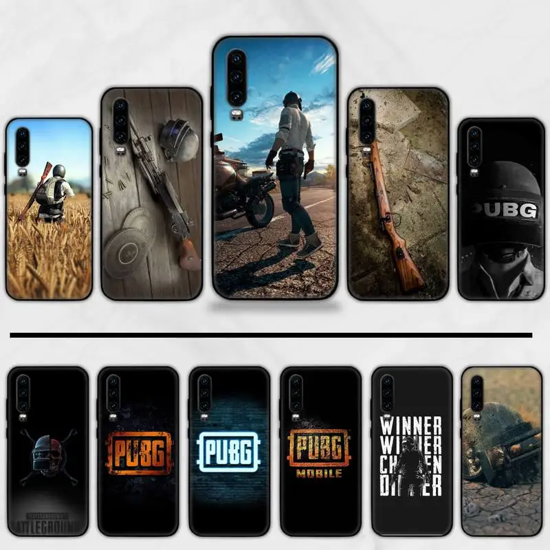 

PUBG Battlefield peace elite Phone Case For Huawei honor Mate P 9 10 20 30 40 Pro 10i 7 8 a x Lite nova 5t