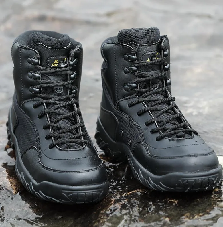 

Men Military Boots Quality Special Force Tactical Desert Combat Ankle Boats Army Work Shoes Leather Tactical boots