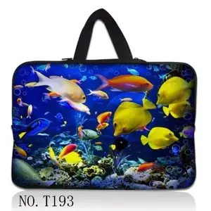 fishes laptop handbag sleeve case for laptop 1213141515 6bag for macbook air pro 13 3154 xiaomi asus hp acer lenovo free global shipping