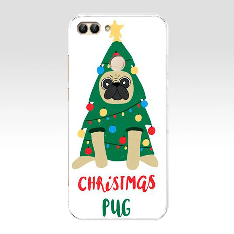 Забавный подарок мопса 68SD Мягкий Силиконовый ТПУ чехол для телефона huawei Honor 8 9 Lite