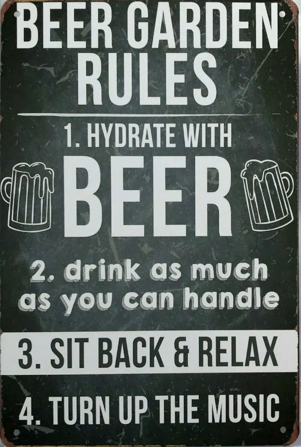 Пиво «Правила гаража», металлический жестяной знак, украшение для паба, бара, жестяной знак, потертый шик, домашний декор, табличка, настенное искусство, мужская пещера