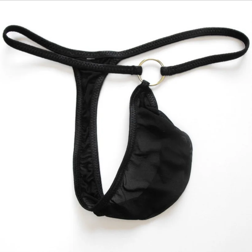 Нижнее белье UNWE со стальным кольцом мужские стринги облегающий сексуальный