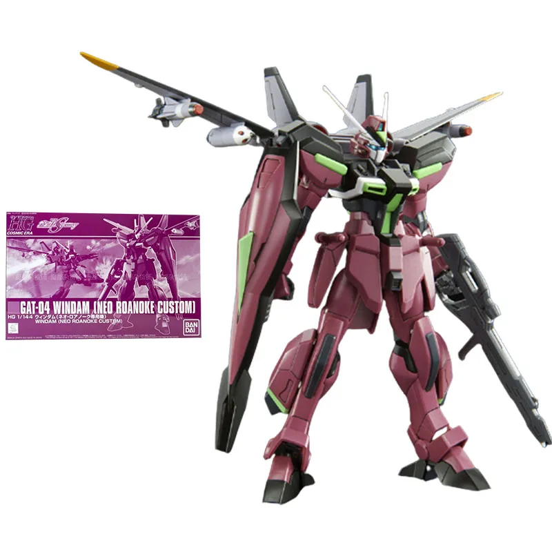 

Bandai Gundam Model Kit Anime Figure HGCE GAT-04 Windam Neo Roanoke Custom Genuine Gunpla Action Toy Figure Toys for Children